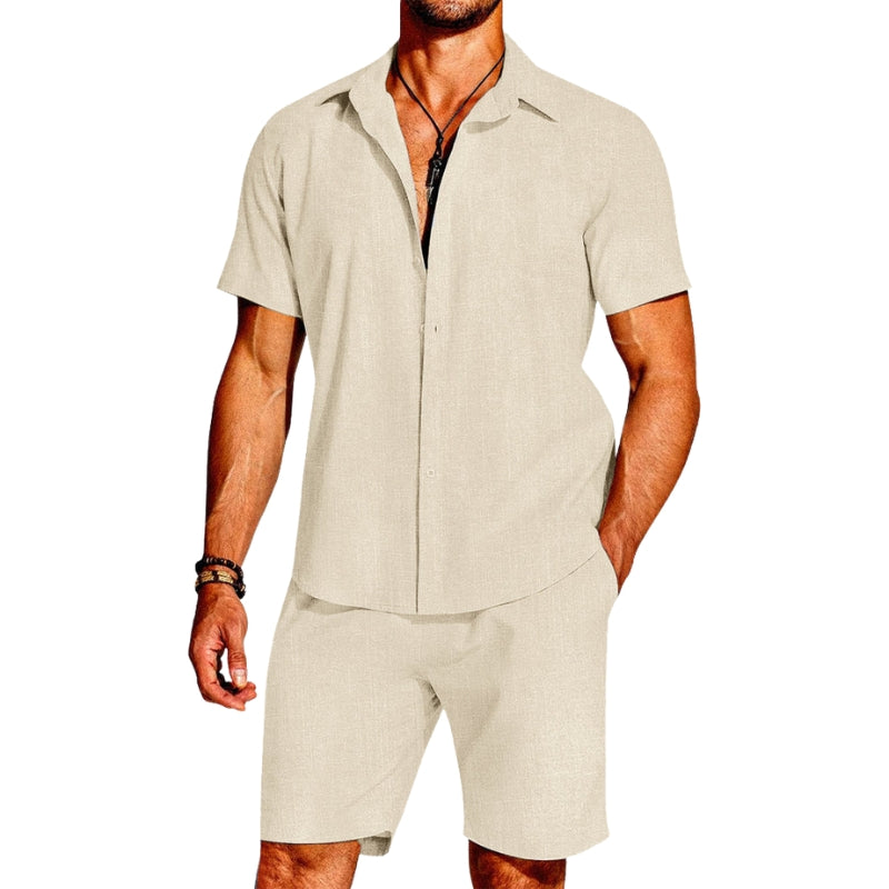 Jacob - Casual Twee delige Set met Shorts en Korte Mouwen Shirt