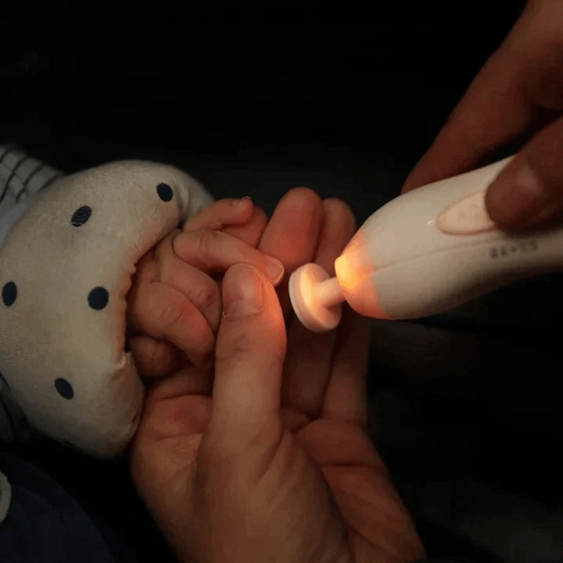 BabyTrim - Elektrische nageltrimmer voor zachte en veilige baby nagelverzorging