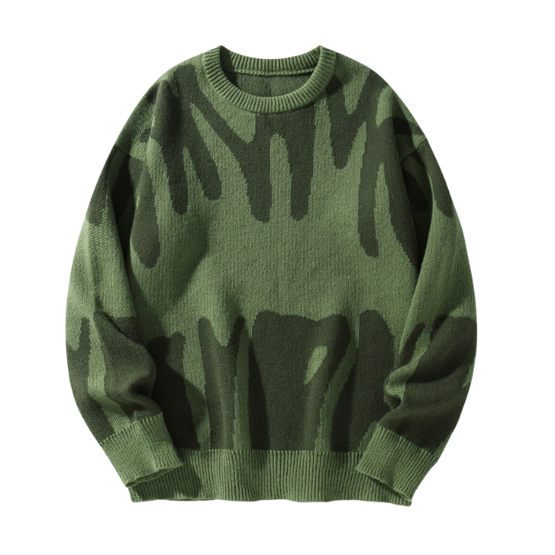 Edward – Trui met lange mouwen en moderne print