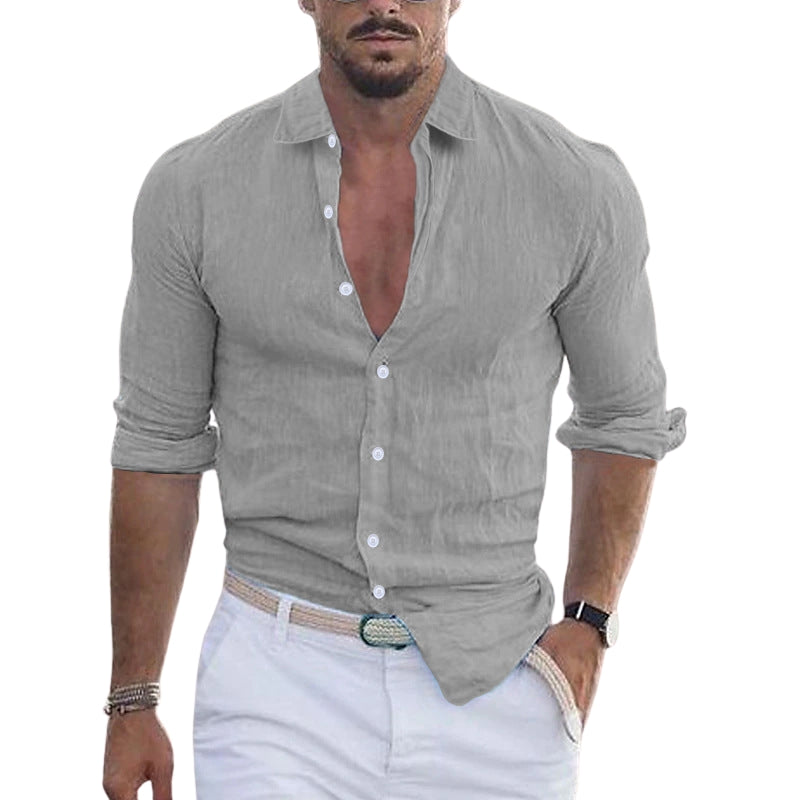 Jackson - Klassiek Lang Mouw Shirt met Knopsluiting