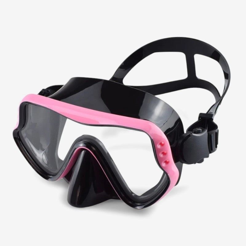 AquaView – Verstelbaar Duikmasker met Neusbedekking voor Onderwatergebruik
