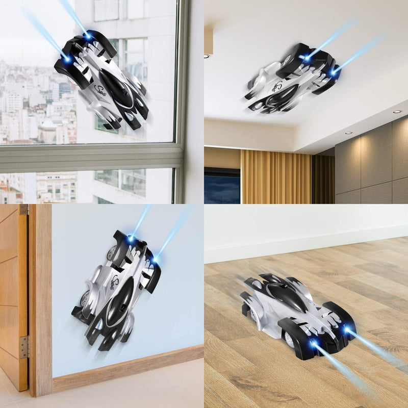 SkyCrawler – Afstandsbediening Muurklimmen Auto met 360° beweging en soepele navigatie