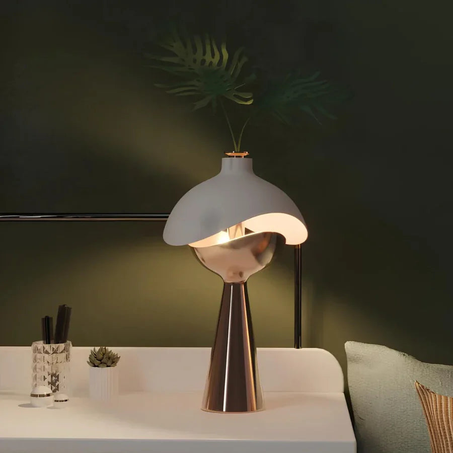 LumiAura - Unieke decoratieve tafellamp met artistiek sculpturaal ontwerp