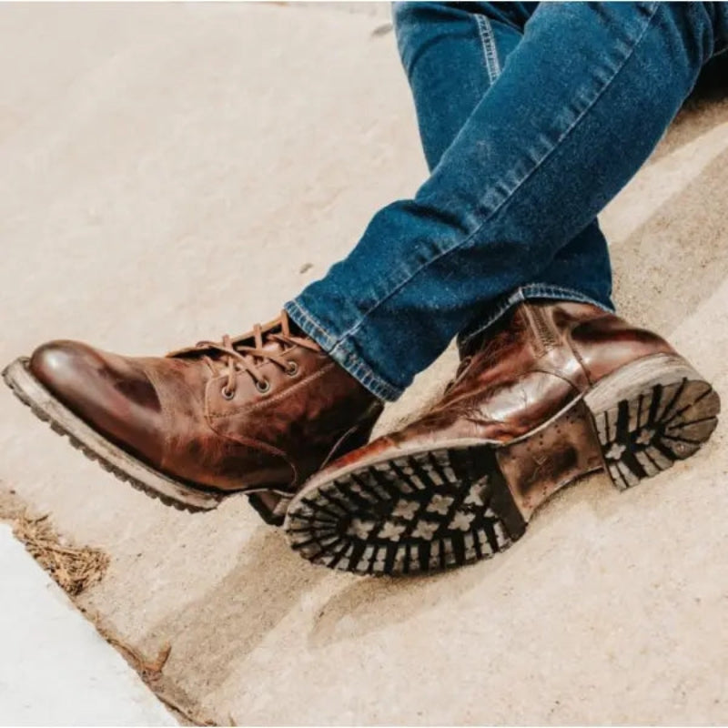 Niall – Duurzame Veterschoenen met Antislipzool voor een Veilige Pasvorm