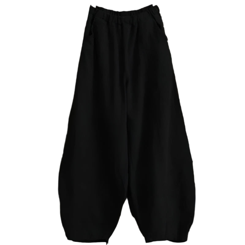Nora – Modren wijde pijpen Broek met zijzakken