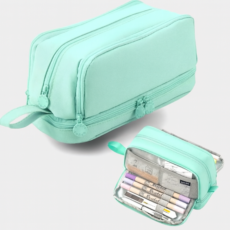 NoteBox – Dubbelgelaagde Canvas Pennenzak