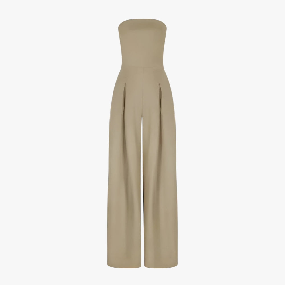 Mira – Elegante jumpsuit met nauwsluitend ontwerp en veilige strapless silhouetbevestiging