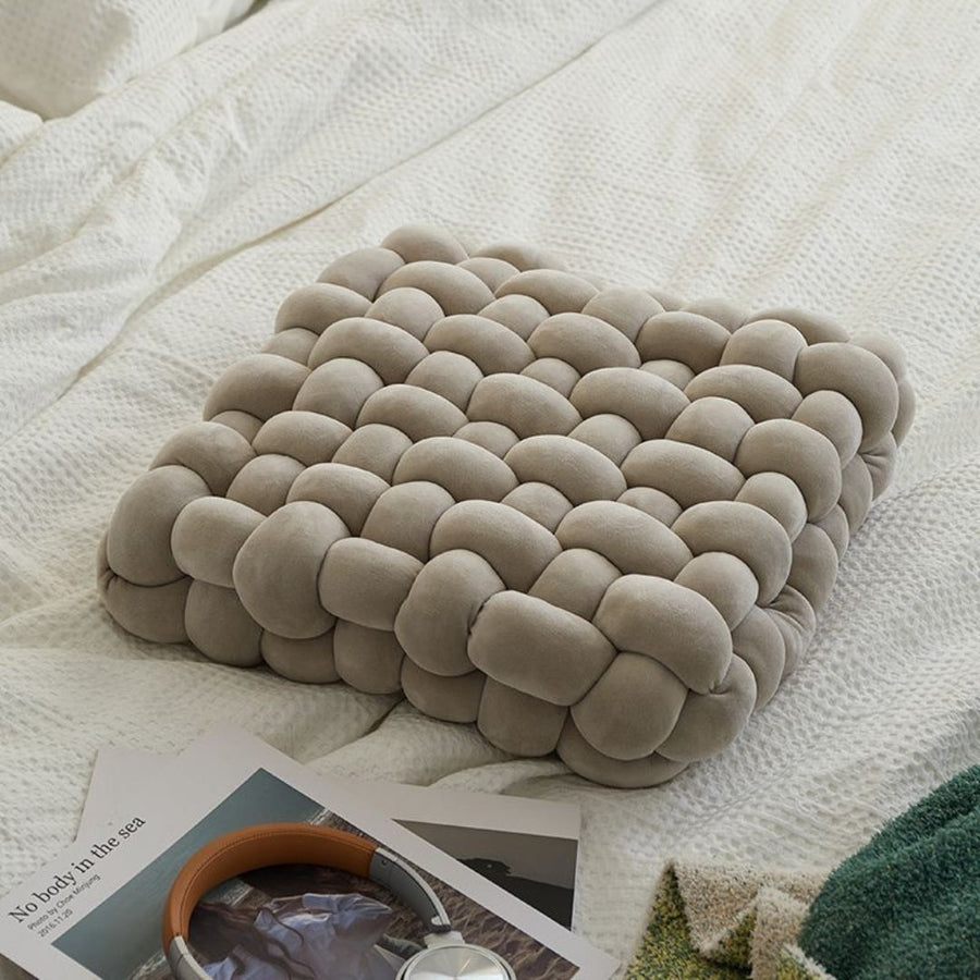 KnotEase - Elegant geweven knoopkussen voor ultiem comfort