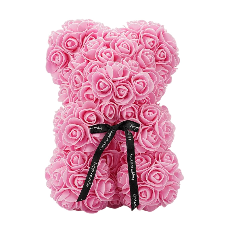 BloomBear – Decoratieve Rozenbeer Cadeau met een Hartverwarmend Ontwerp