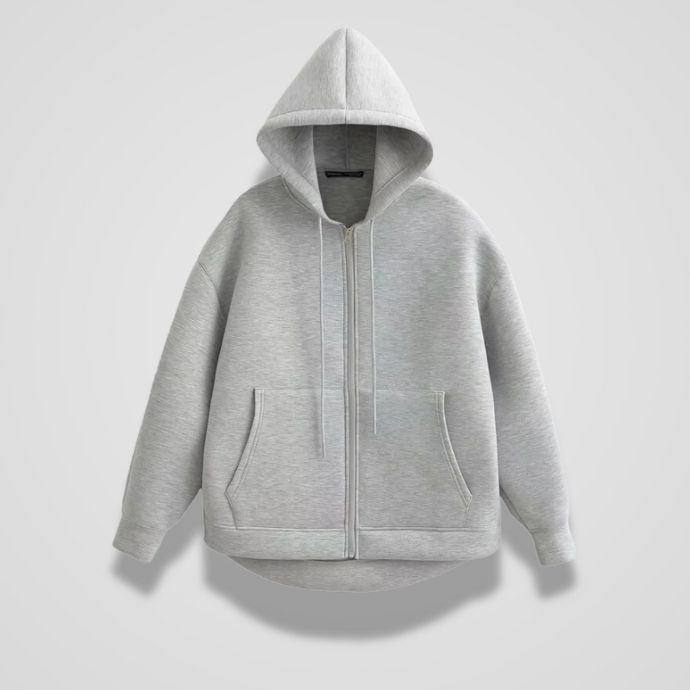 Mia - Stijlvolle Hoodie met dubbele zakken voor de winter