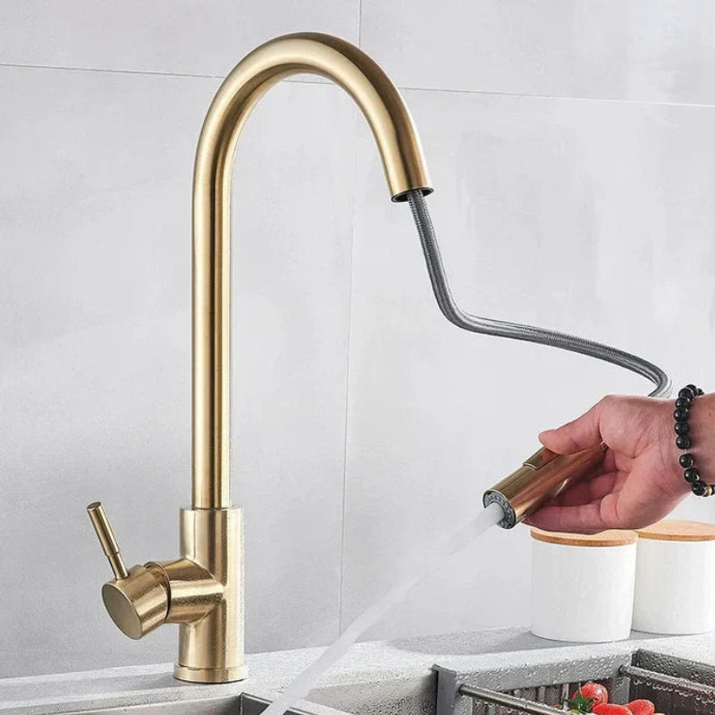 AquaFlow – 360° Draaimengkraan met Verstelbare Handgreep