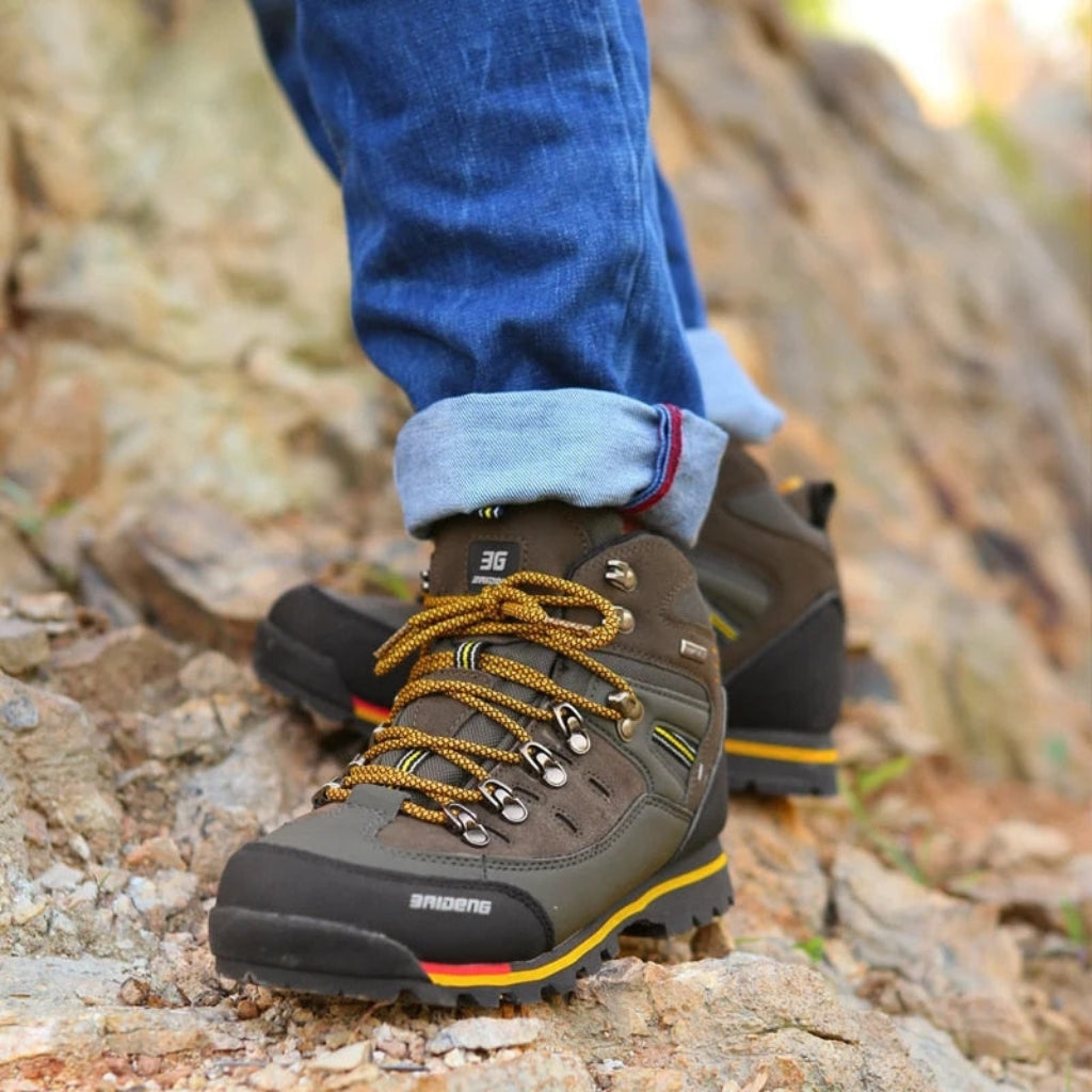 Dirk - Veterschoenen met Ronde Teen