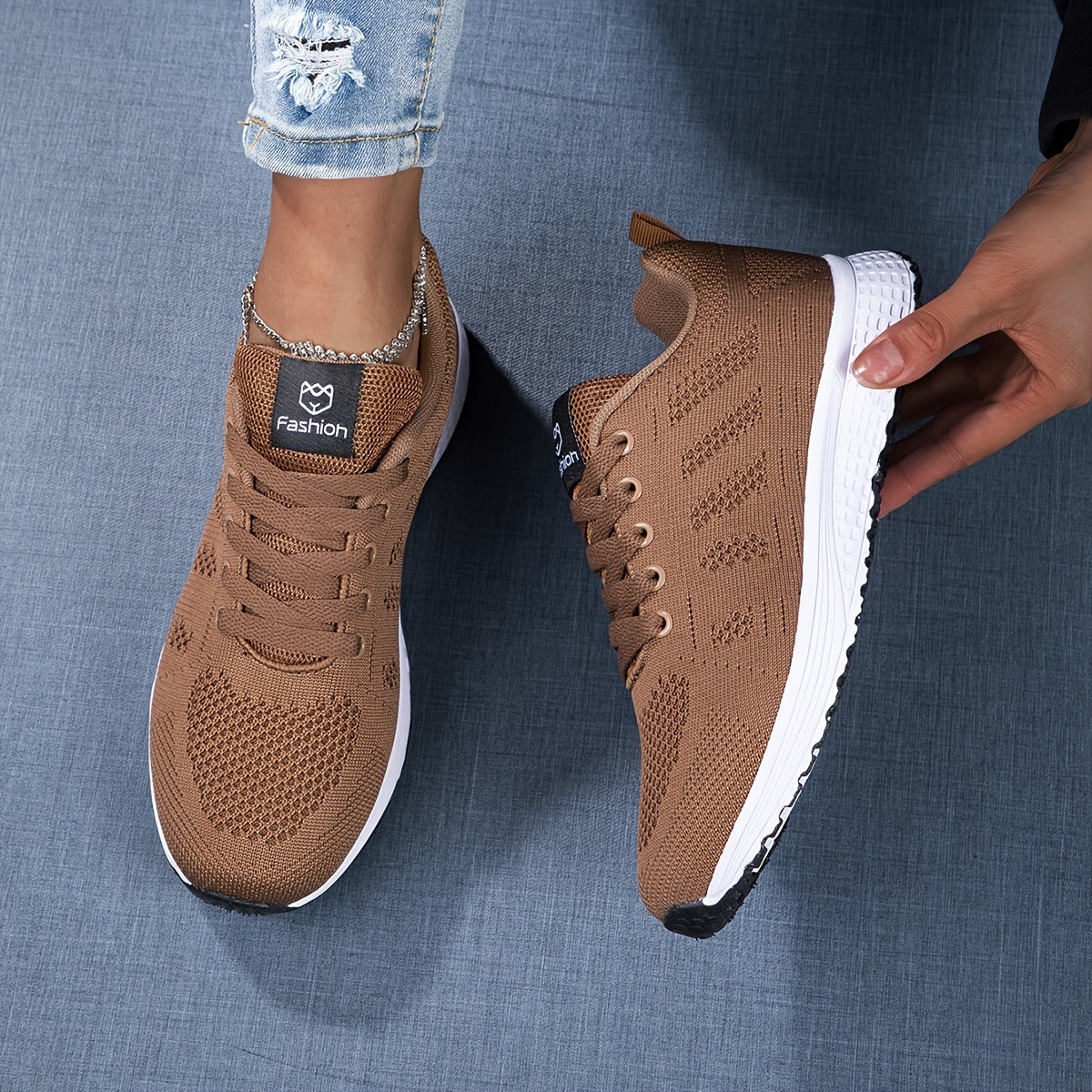 Megan - Stijlvolle Athletic schoenen met vetersluiting
