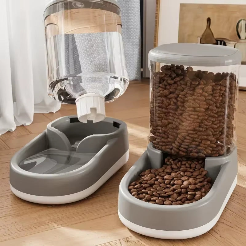 BuddyBowl – Automatische Pet Voer en Waterdispensers met Verwijderbare Onderdelen