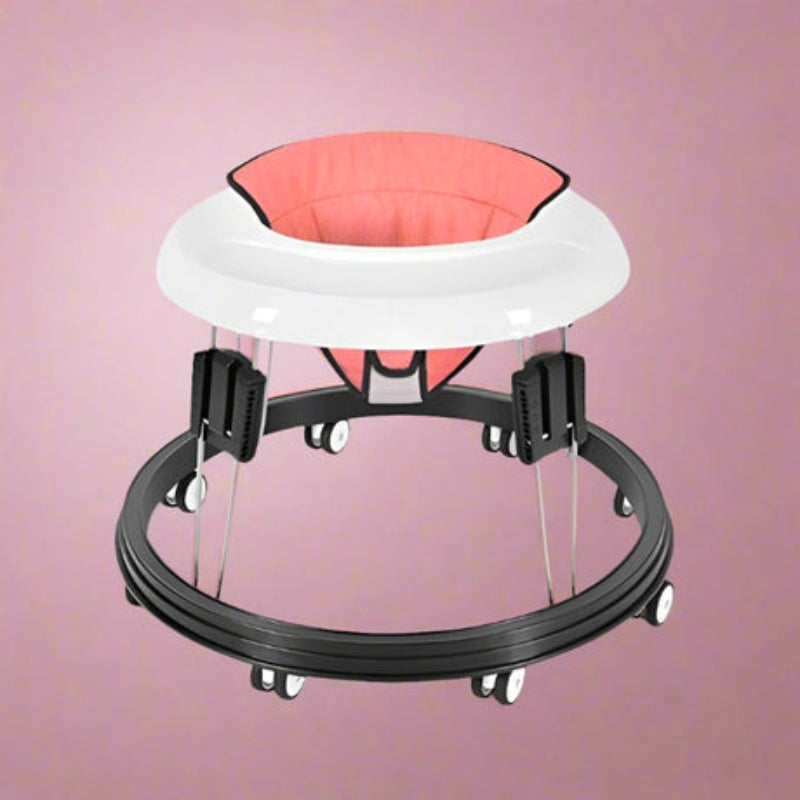 MoveSphere - Circulaire basis babywalker met zwenkwielen en verhoogde rugleuning