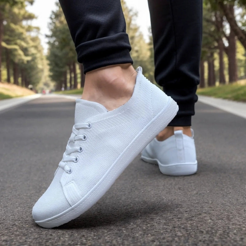 Jess - Ademendbare Barefoot Schoenen met Brede Teenbox en Vetersluiting
