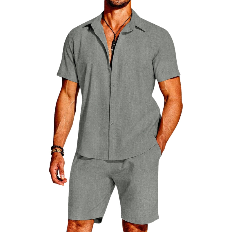 Jacob - Casual Twee delige Set met Shorts en Korte Mouwen Shirt