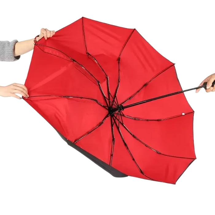 WeatherGuard - Winddichte Mini Paraplu met één Klik Uitbreiding