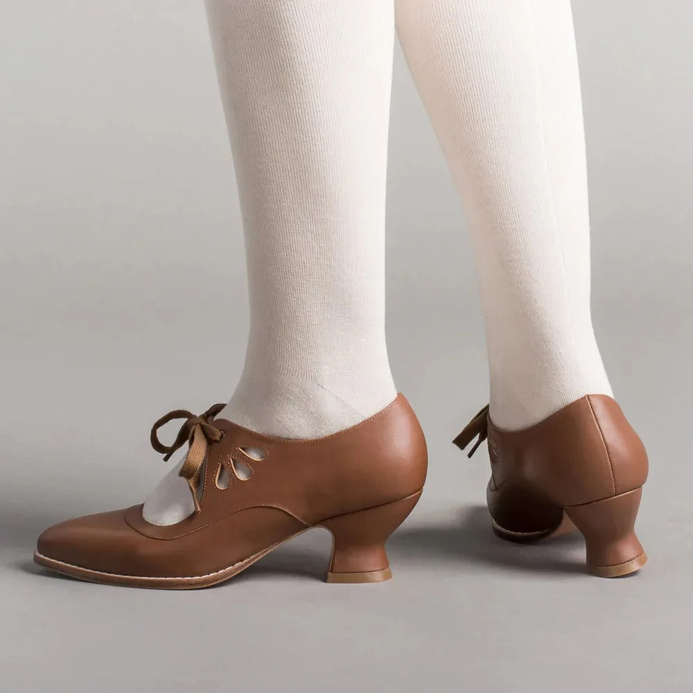 Alsia - Elegante Schoenen met Hak en Verstelbare Veters