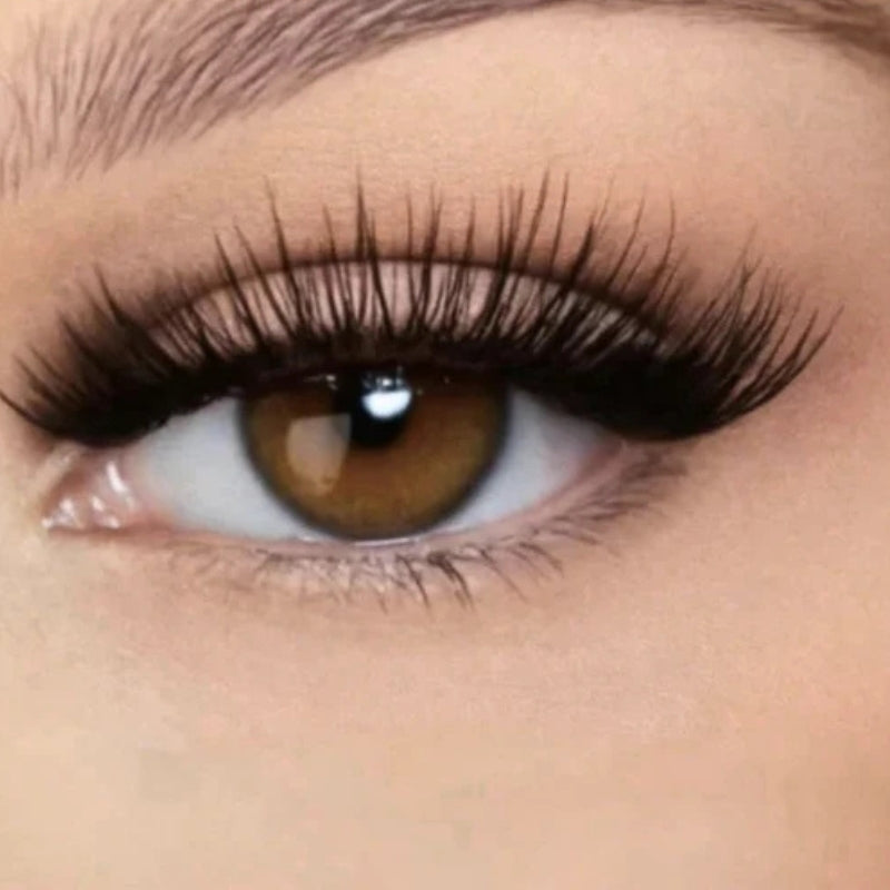 Sofia – Handgemaakt 3D Magnetisch Wimper Set met Volumineuze Zwarte Wimpers en Magnetisch Pincet