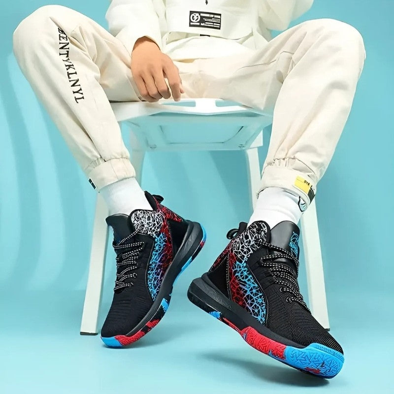 Henry – Klassieke Basketbalsneakers met Antislip en Ademend Ontwerp