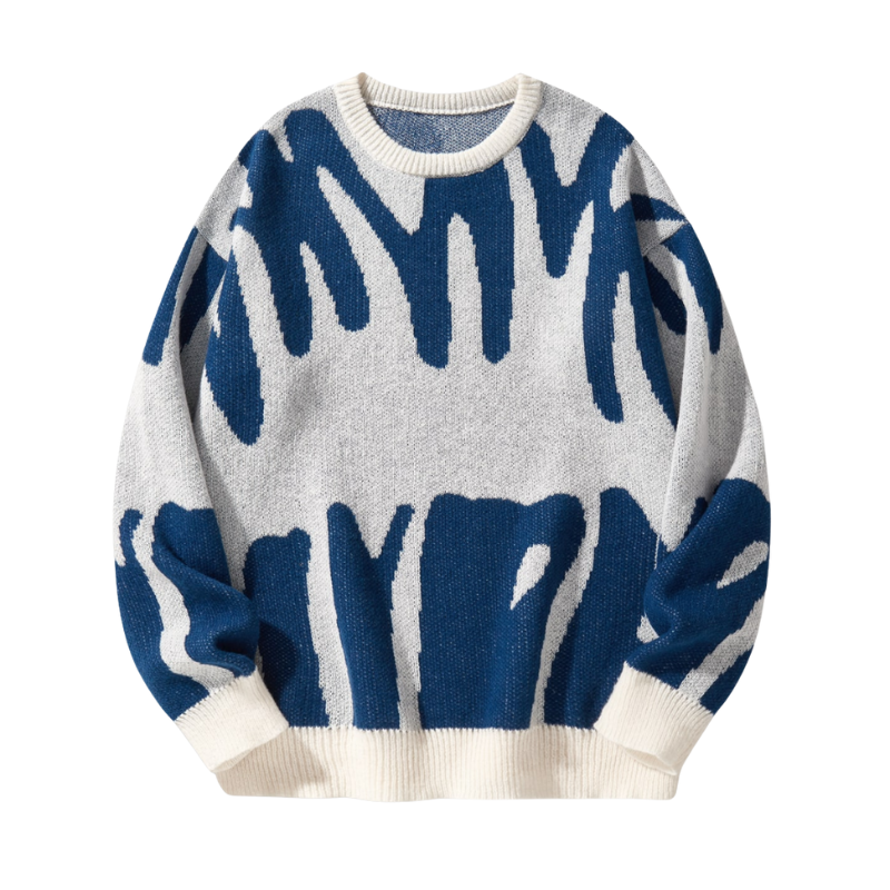 Edward – Trui met lange mouwen en moderne print