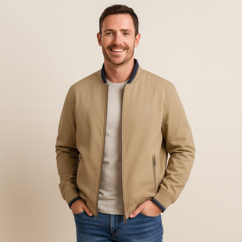 Michael – Omkeerbaar Bomberjack met Lange Mouwen en Rits