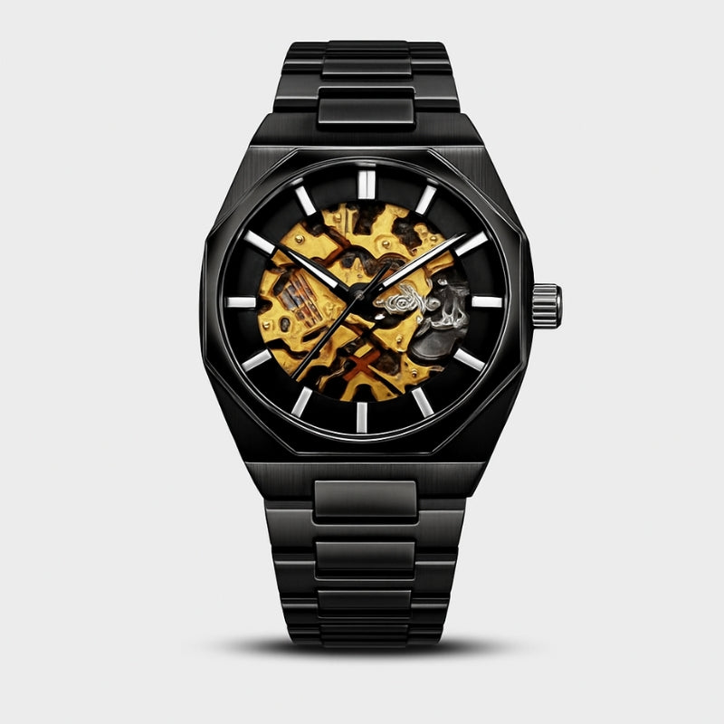 Auron - Automatisch Polshorloge met Waterdicht en Verstelbaar Ontwerp