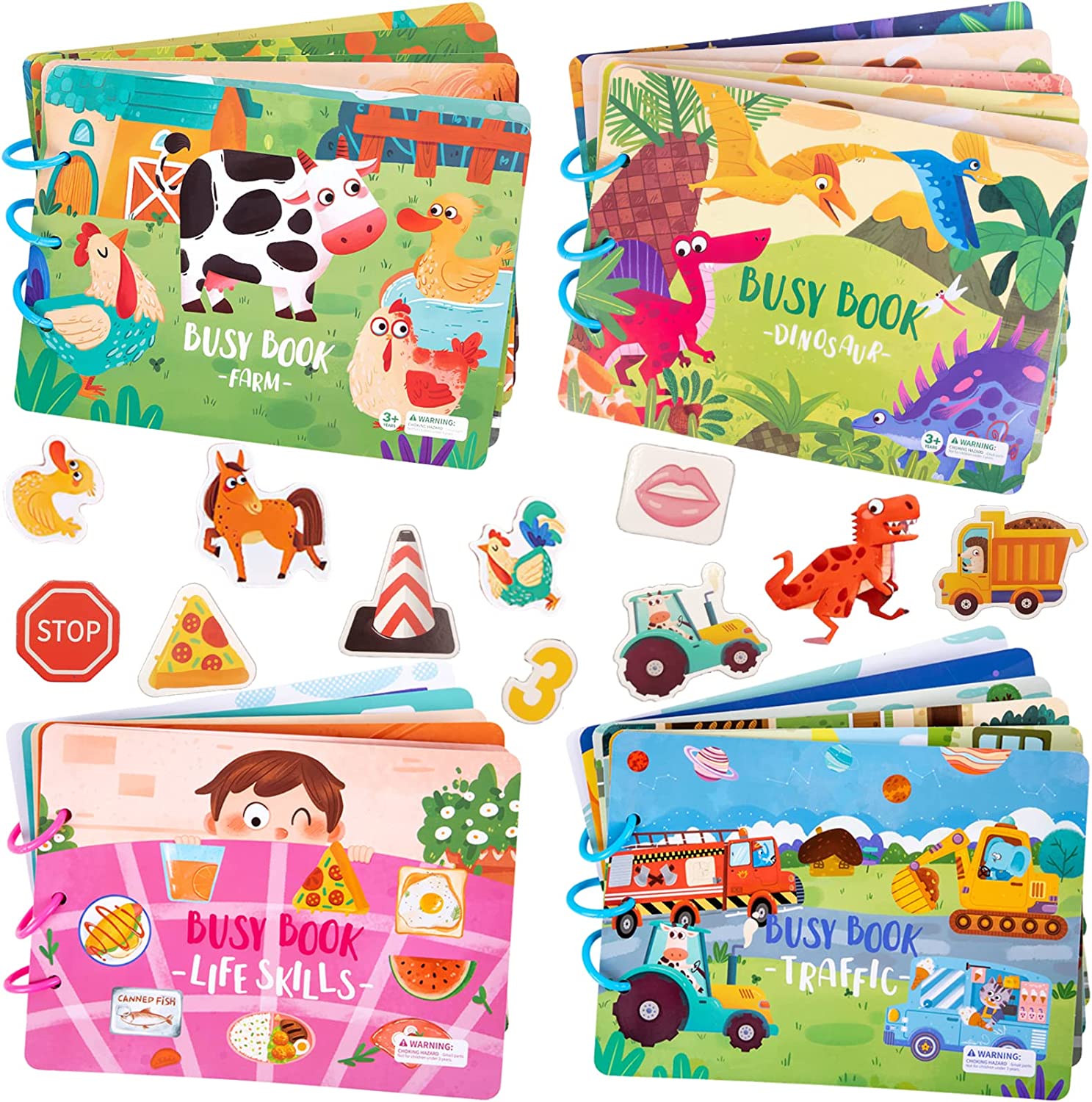BusyBook - Educatief doeboek voor peuters om te leren en te spelen