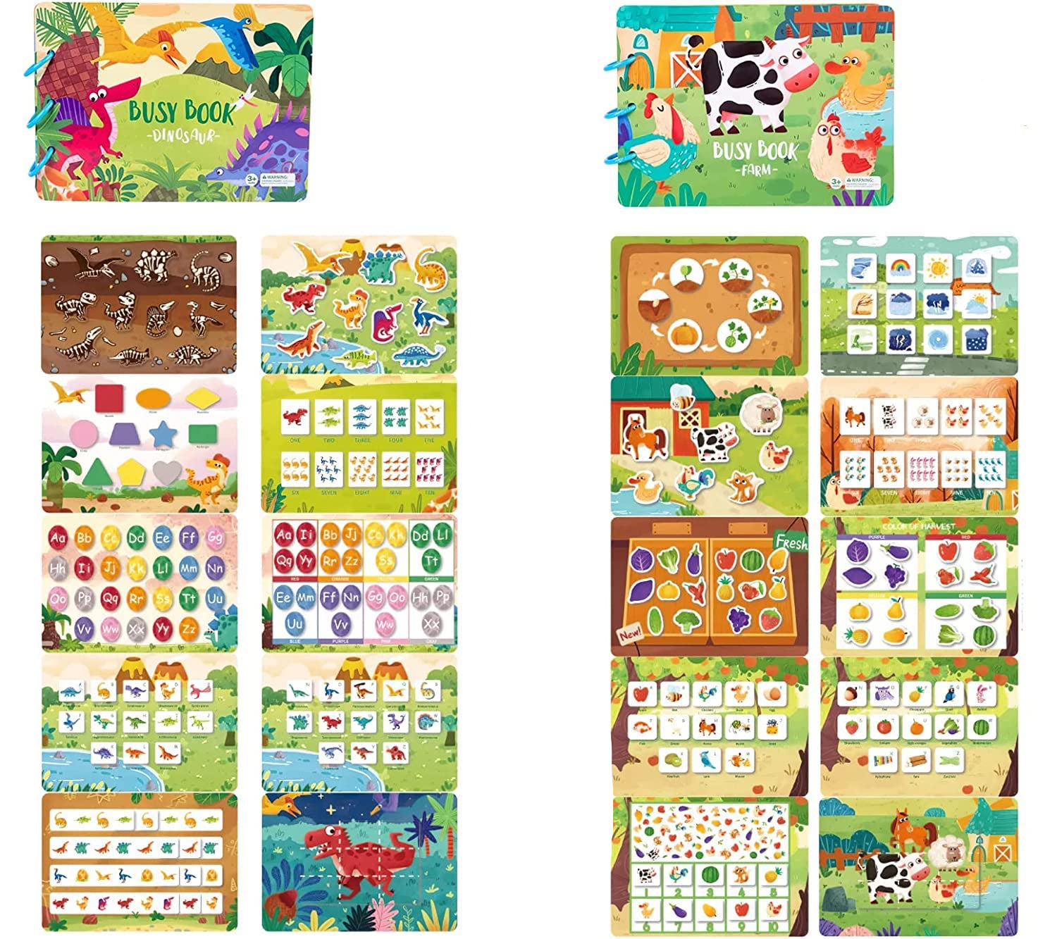 BusyBook - Educatief doeboek voor peuters om te leren en te spelen