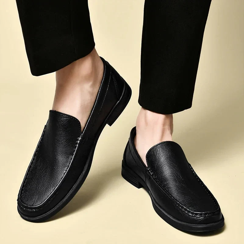 BlissShine - Comfortabele Leren Heren Schoenen
