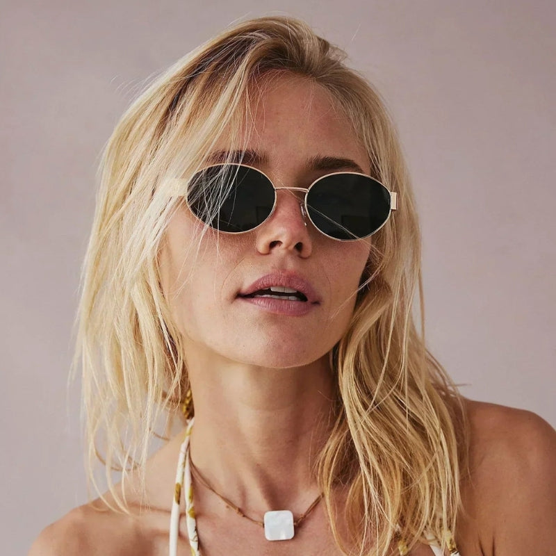 Luna – Klassieke UV zonnebril met ovalen montuur