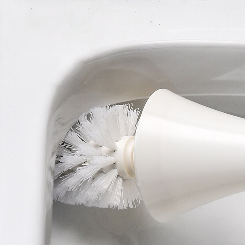 CleanEase – Toiletborstel met Sneldrogende Haren en Spatbestendige Basis