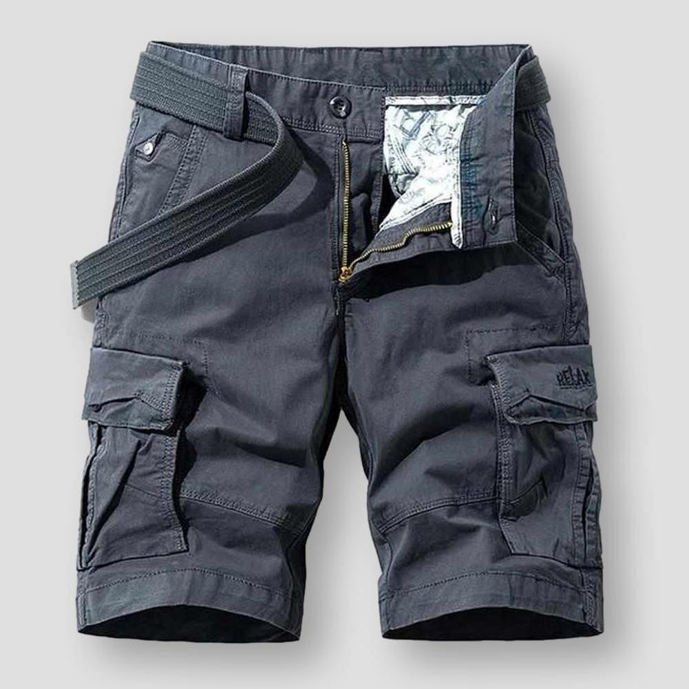 Mason - Functionele cargo shorts met meerdere zakken en verstelbare tailleband