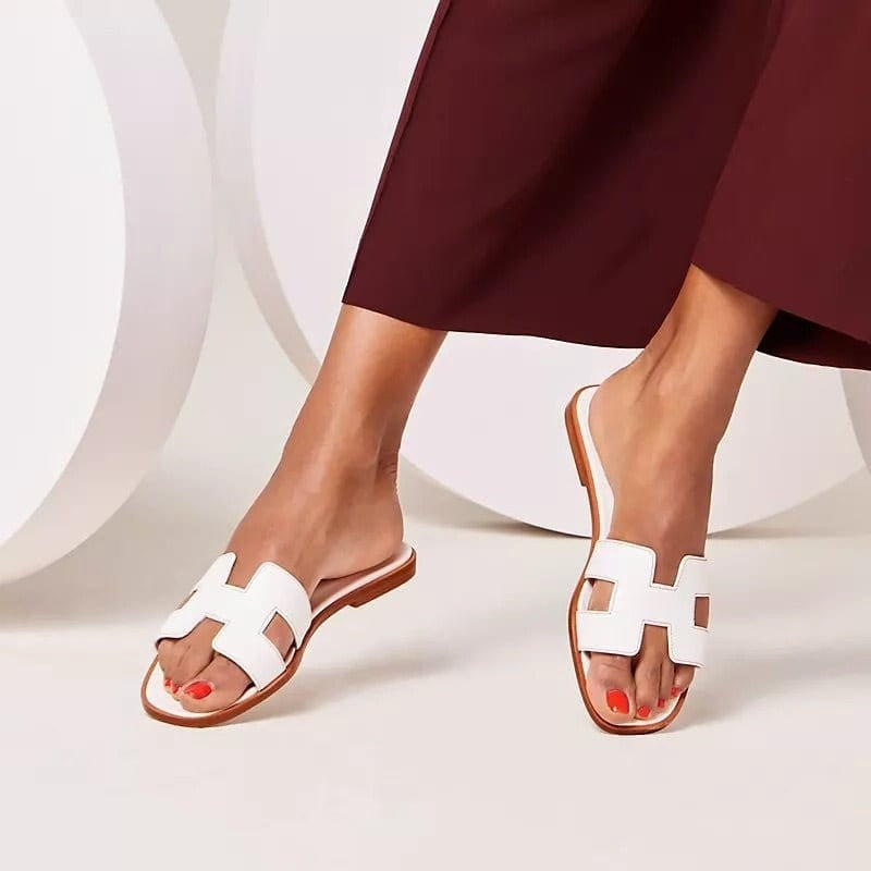 Jasmine - Open Teen Pantoffels met Uitgesneden Ontwerp