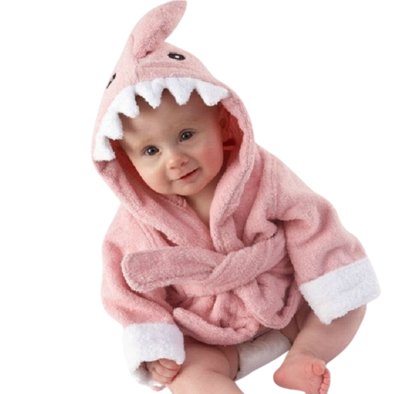 CuddleCub – Badcape met Dierenmotief voor Baby’s en Peuters