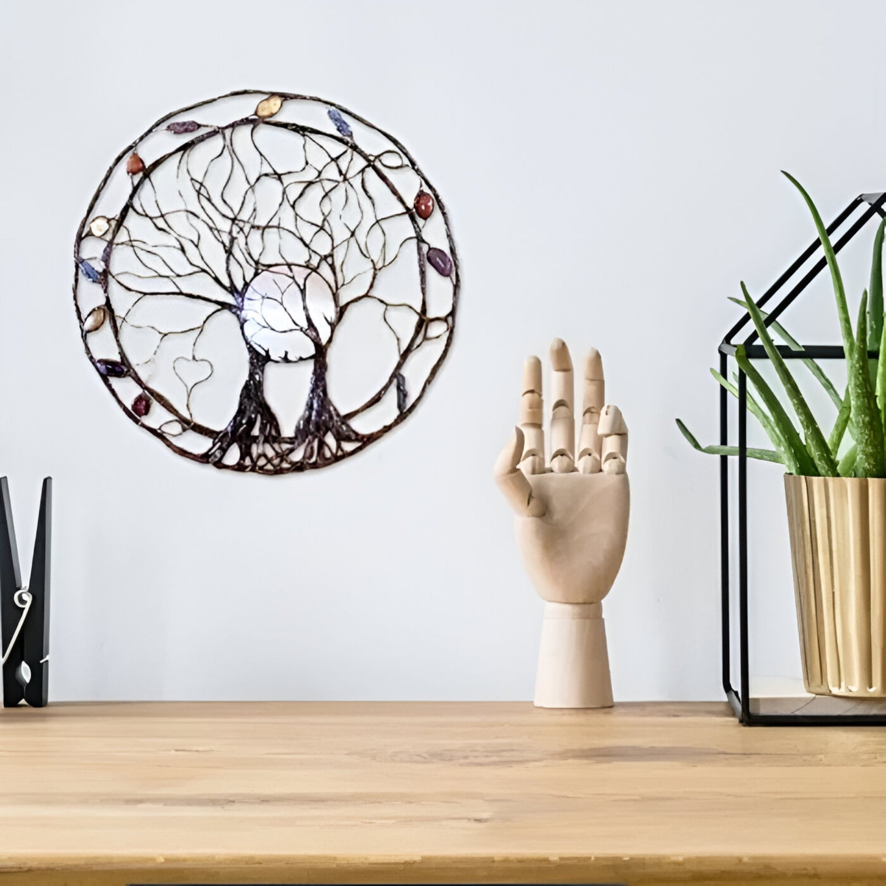 EternaBloom - Boeiend kunstwerk van de levensboom voor spirituele woningdecoratie