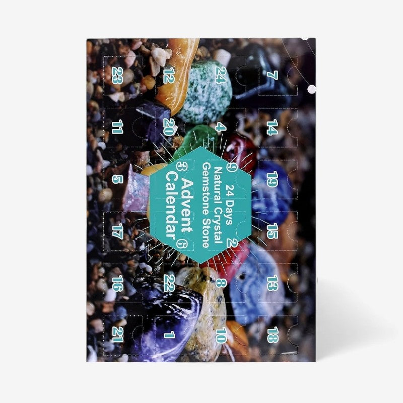GemGlow – Adventskalender met Natuurlijke Stenen voor Kerst Aftelcadeau