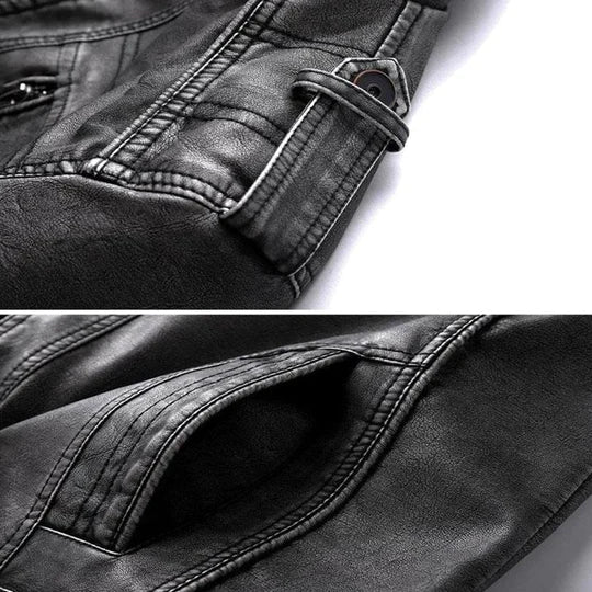 Alexander - Klassiek jack met lange mouwen opstaande kraag en zakken