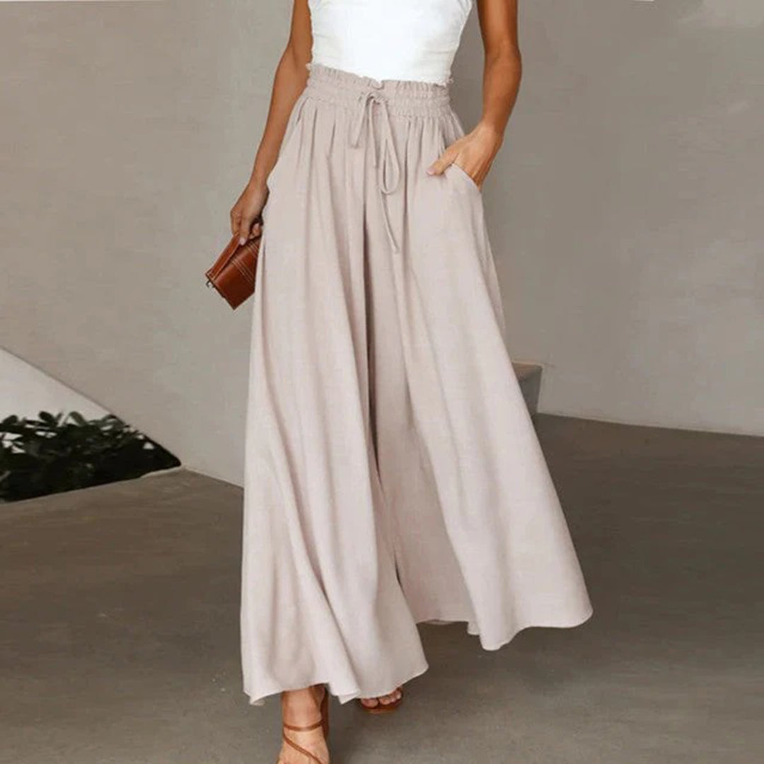 Greta - Chique en comfortabele lange rok met hoge taille
