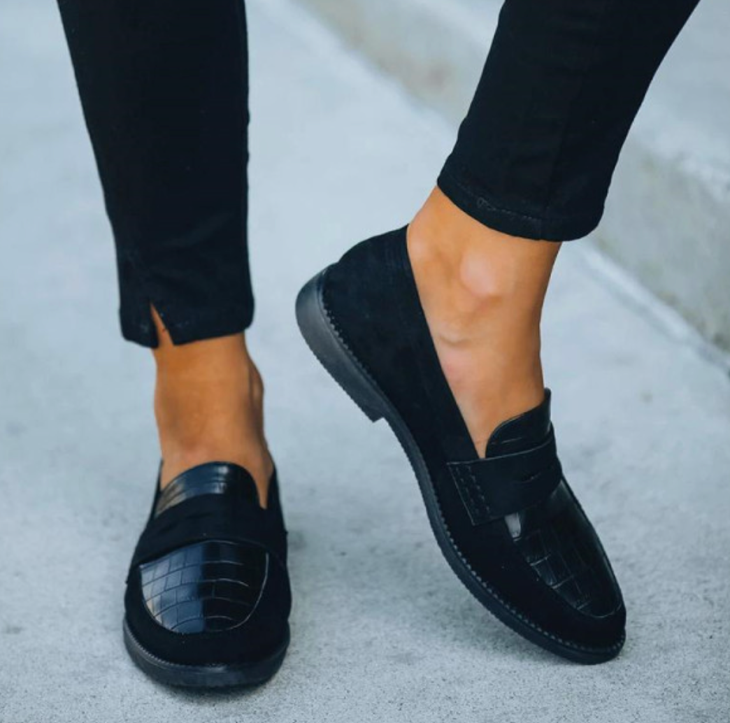 Avery - Klassieke loafers met een afgeronde teen voor ultiem comfort
