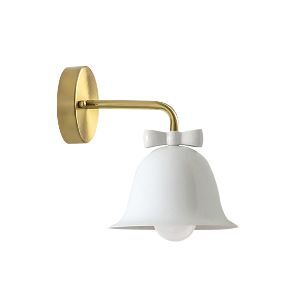 LumiForge – Klokvormige wandlamp met metalen behuizing en LED-licht