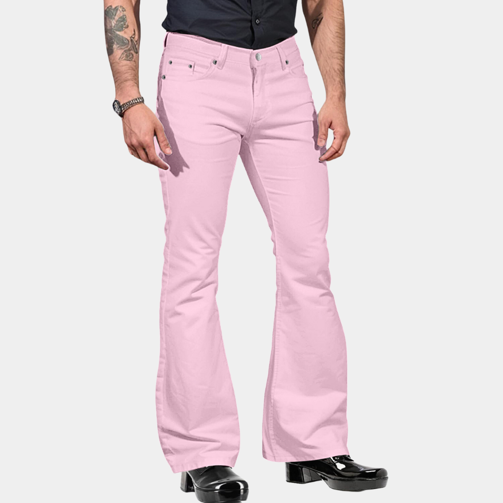 Leo - Stijlvolle Flared Jeans met Klassieke Veilige Zak