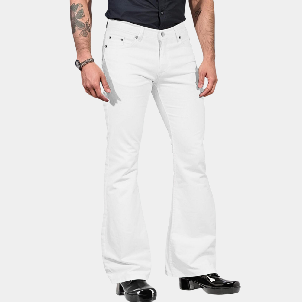 Leo - Stijlvolle Flared Jeans met Klassieke Veilige Zak