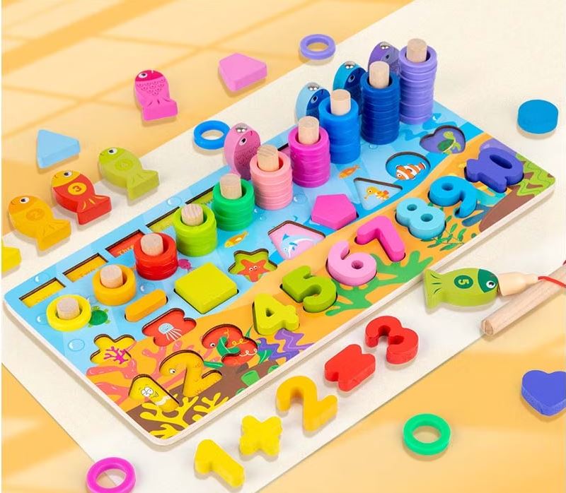 BrainBuilder - Houten 3D-raadselspel voor cognitieve en motorische vaardigheden