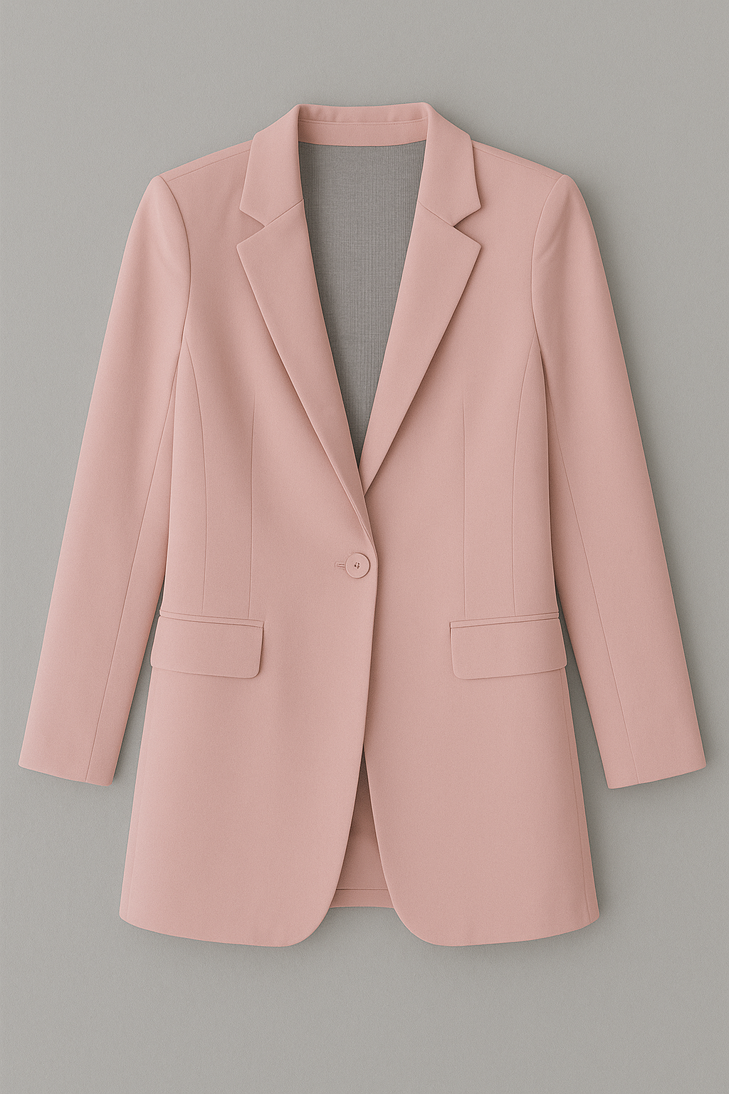 Victoria – Chique op maat gemaakte blazer met lange mouwen en zakken aan de voorkant