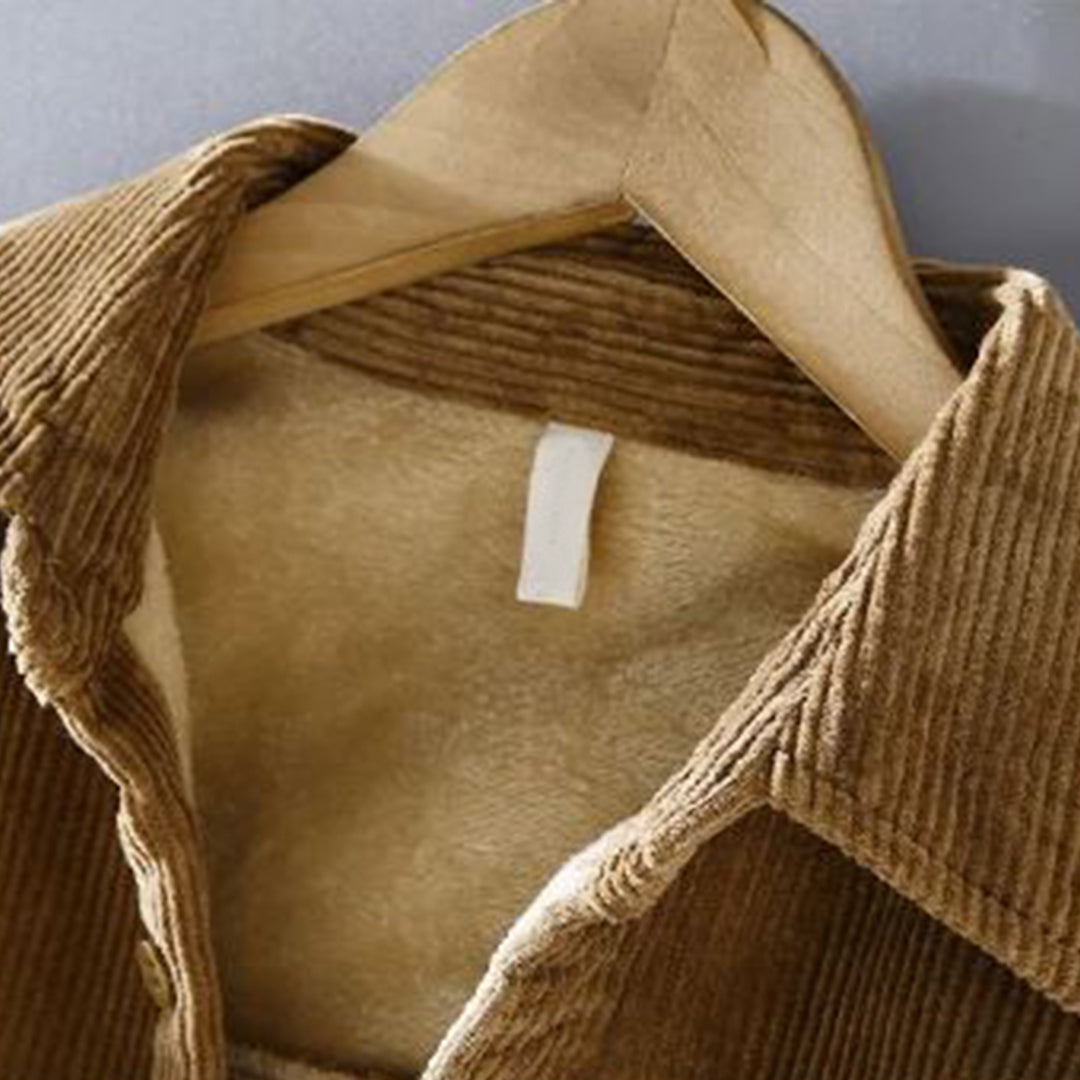 Samuel - Fleece gevoerd shirt voor elegante warmte en veelzijdigheid