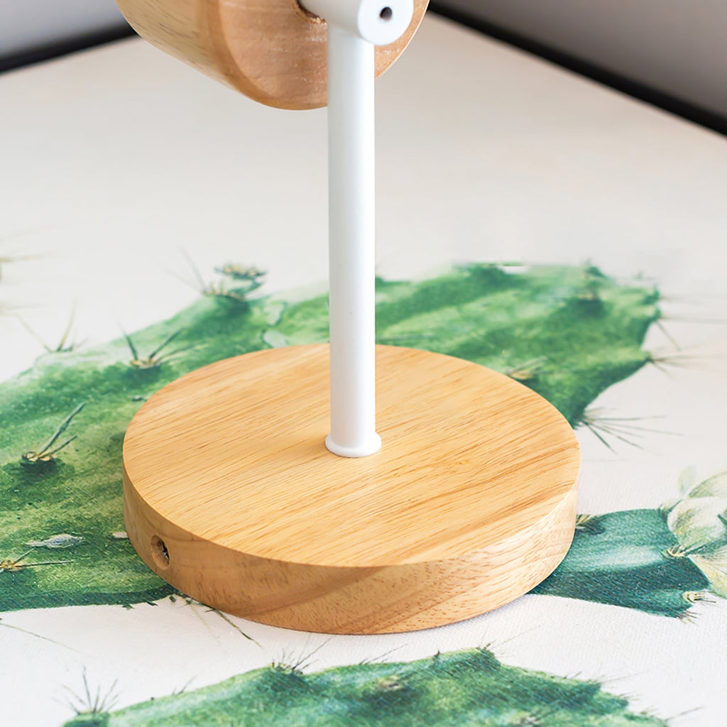 AviaraLux – Wandlamp met houten basis, metalen afwerking en vogeldetail