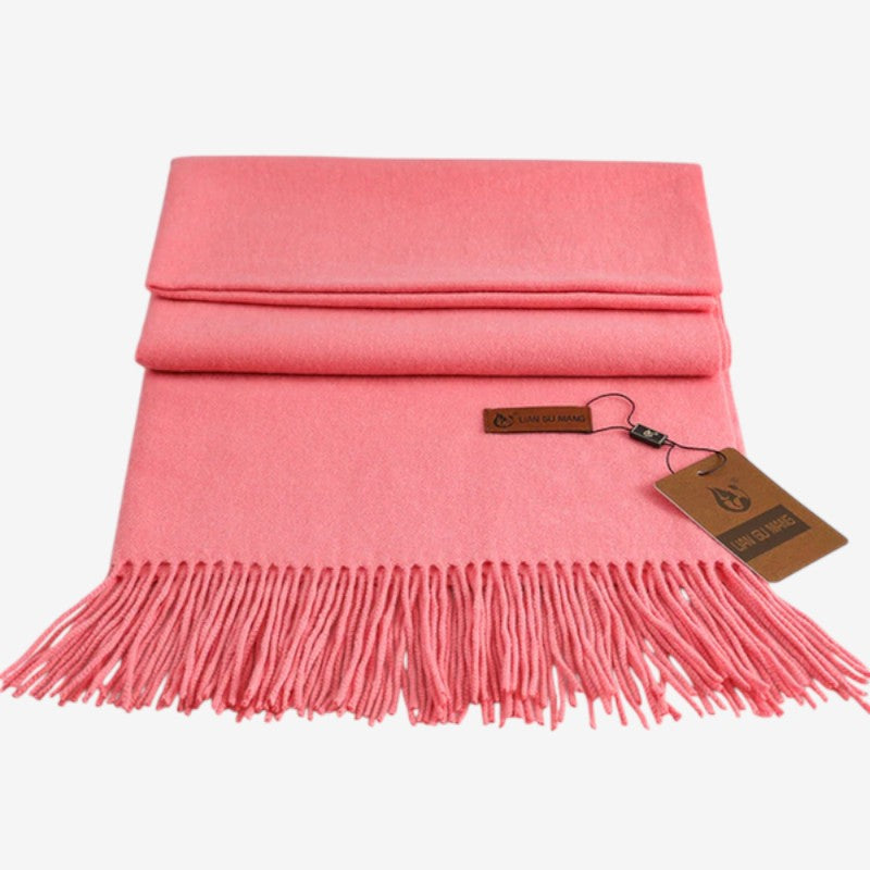 Maria – Grote Sjaal met Decoratief Kwastje Ontwerp