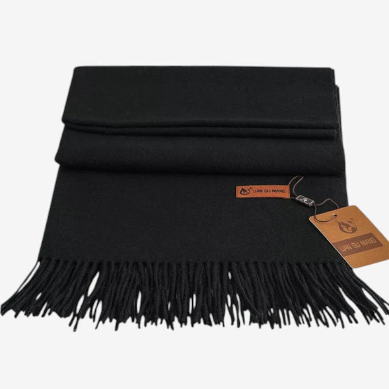 Maria – Grote Sjaal met Decoratief Kwastje Ontwerp